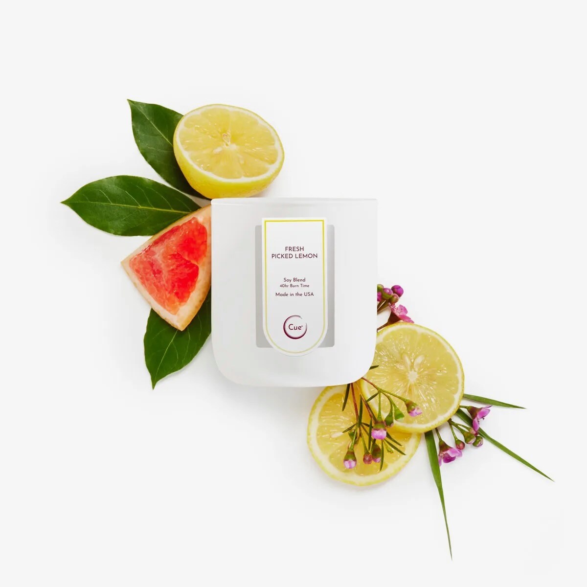 Cue Natural Glass 12oz. Candle